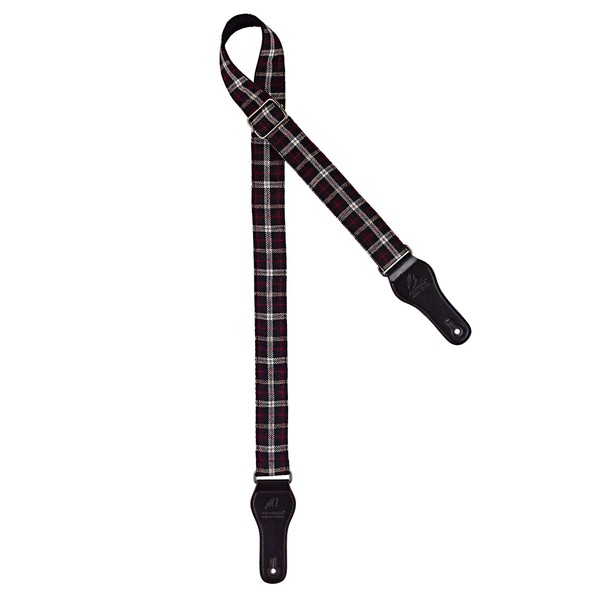 Ortega OCS-140U Highland Series Ukulele Strap, Scottish Dark