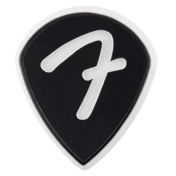 Fender F Grip 551 Picks 3-Pack, Black - Front