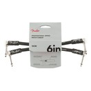 Fender Professional 6" Patch Cable 2-Pack, Black
