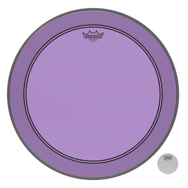 Remo Powerstroke 3 Colortone Purple 20'' Bass Drum Head