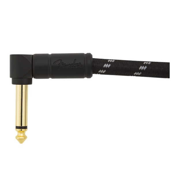 Fender Deluxe 6" Patch Cable 2- Pack, Black Tweed - Side 2