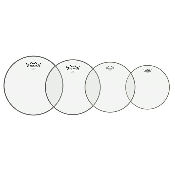 Remo Resonant Drumhead Pack Fusion Sizes
