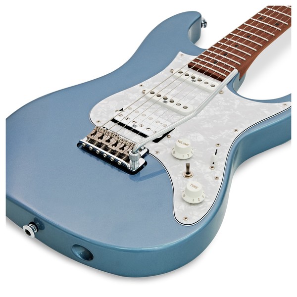 Ibanez AZ2204 Prestige, Ice Blue Metallic close