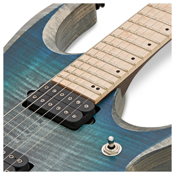 DISC Ibanez RGD61AL Axion Label, Stained Sapphire Blue Burst at