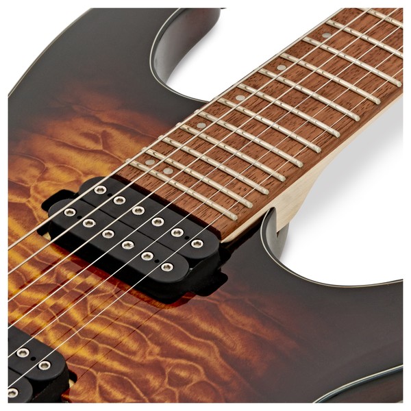 Ibanez S621QM, Dragon Eye Burst close1