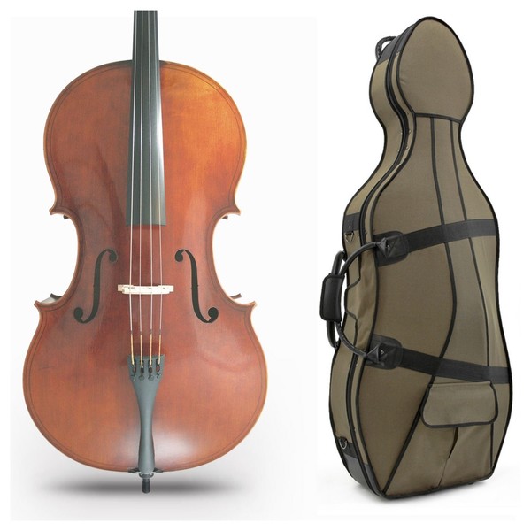 Amati Brothers Cremonese Cello Copy, 1616 Model and Set-Up Pack