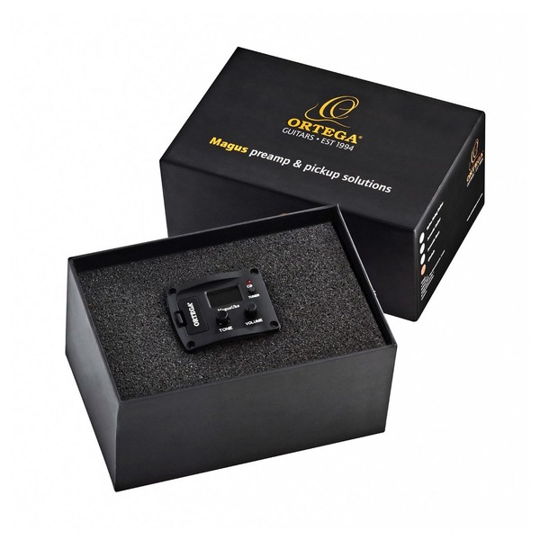 Ortega MagusUke Ukulele Onboard Active Preamp System - pack