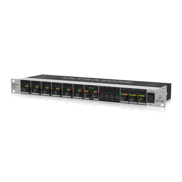 Behringer Ultrazone ZMX8210 V2 8-Channel Zone Mixer Tilted