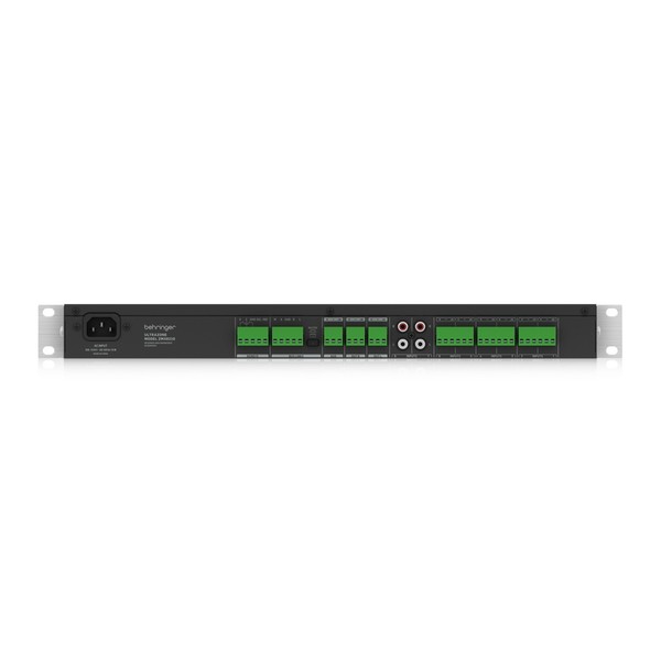 Behringer Ultrazone ZMX8210 V2 8-Channel Zone Mixer Back Panel