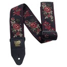 Ernie Ball P04142 Classic Jaquard Strap, Red Rose