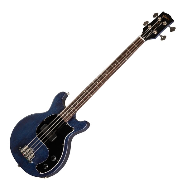 DISC Gibson Les Paul Junior Tribute DC Bass, Blue Stain at Gear4music