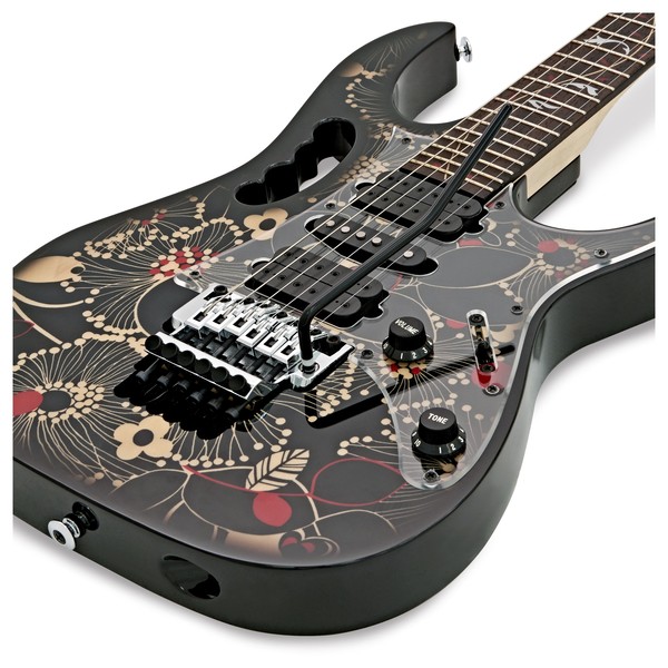 DISC Ibanez JEM77 Steve Vai Prestige, Floral Pattern at