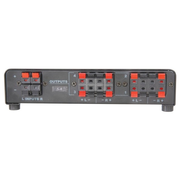4 Way Protected loudspeaker switcher rear 