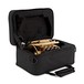 Elkhart 100PKT Bb Pocket Trumpet case open
