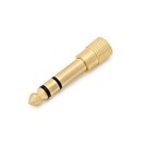 Headphone Jack Adaptor, Gold by Gear4music