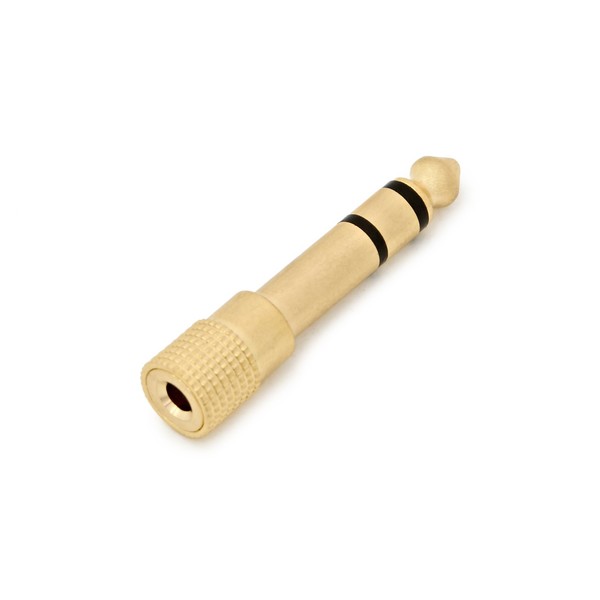 Headphone Jack Adapter, Gold by Gear4music
