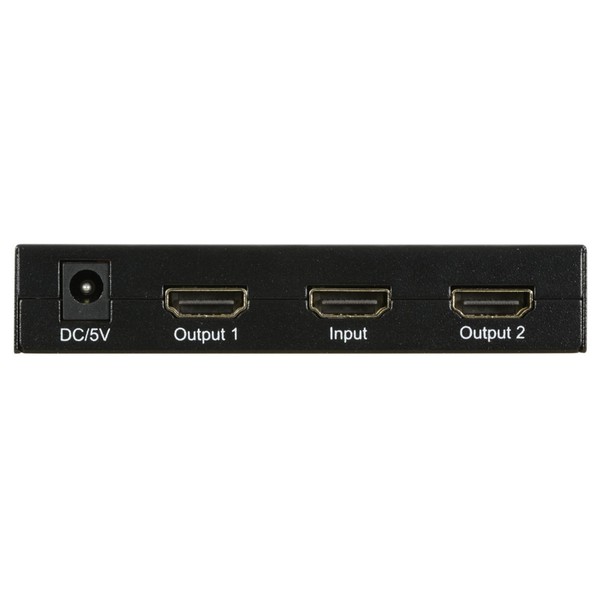 4K HDMI Splitter 1x2 rear 