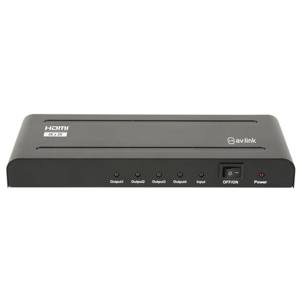 4K HDMI Splitter 1x4 front 