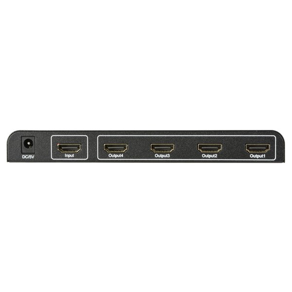 4K HDMI Splitter 1x4 rear 