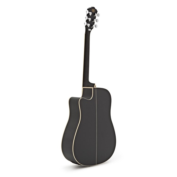 Washburn Harvest D7SCE Electro Acoustic, Black Matte