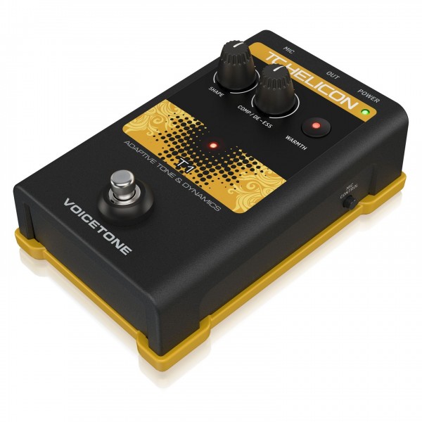 【動作未確認】 TC-HELICON VoiceTone T1 TC Helicon VoiceTone T1 EQ and Dynamics Vocal Processor at Gear4music