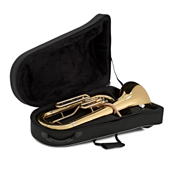 Elkhart 100EH Student 3 Valve Euphonium case open
