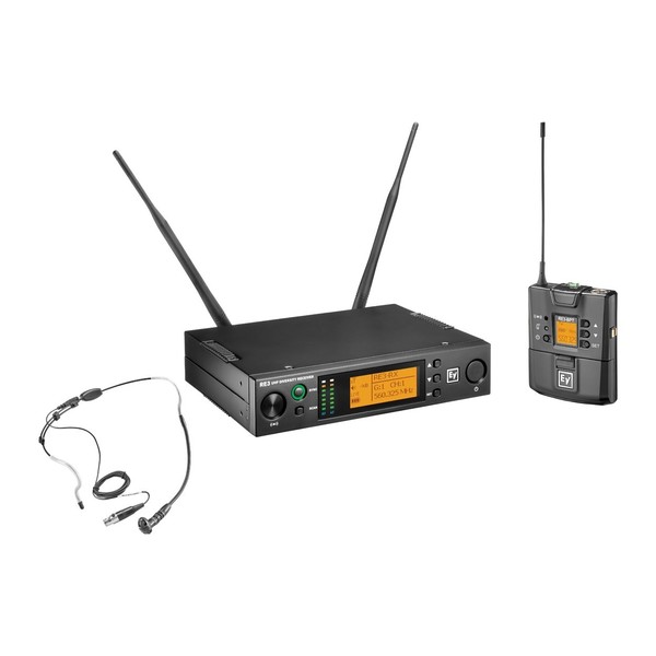 Electro-Voice RE3-BPHW Single Headworn Wireless Mic Set, Band 8M