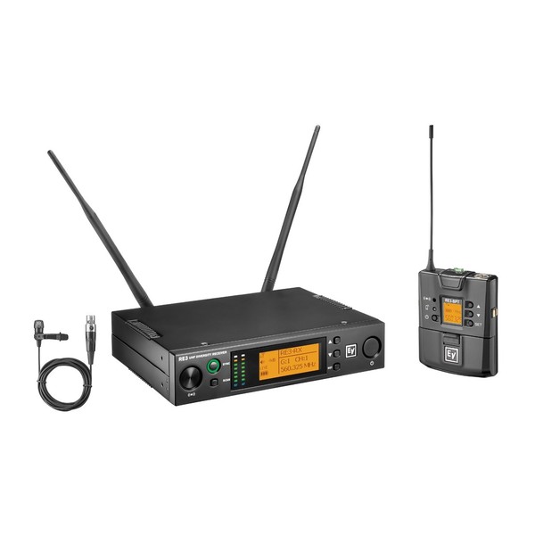 Electro-Voice RE3-BPCL Single Lavalier Wireless Mic Set, Band 8M