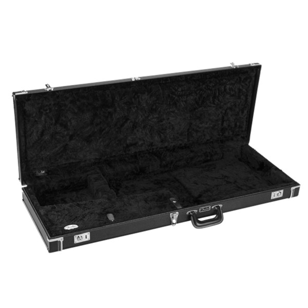 Fender Classic Series Wood Jazzmaster Case, Black Open