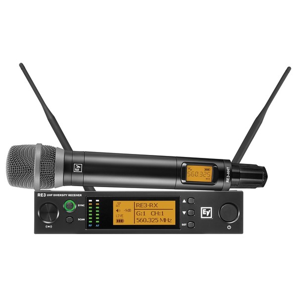 Electro-Voice RE3-RE520 Single Handheld Wireless Mic Set, Band 8M