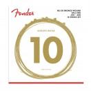 Fender 12 cordes Acoustiques en Bronze 80/20, 10-50