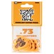 Ernie Ball Everlast 0.73mm Orange, 12 Pack - Front packaging