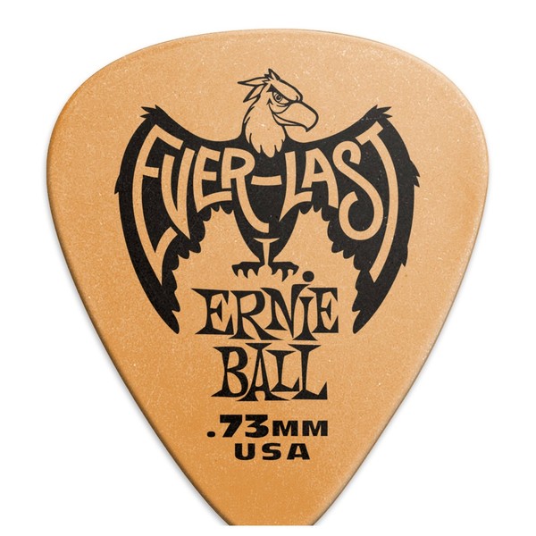 Ernie Ball Everlast 0.73mm Orange, 12 Pack - Front