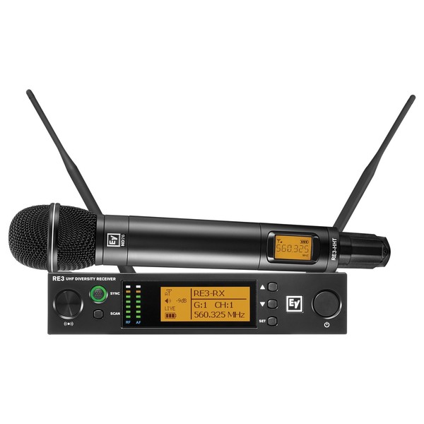 Electro-Voice RE3-ND76 Single Handheld Wireless Mic Set, Band 5H