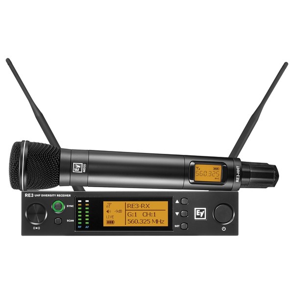 Electro-Voice RE3-ND96 Single Handheld Wireless Mic Set, Band 5H
