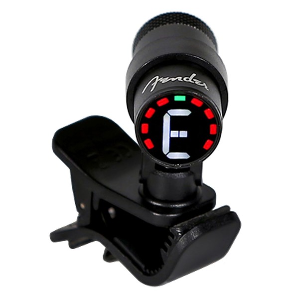 Fender Bullet Clip-On Tuner, Black - Front