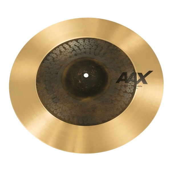 Sabian AAX 18'' El Sabor Picante Hand Crash Cymbal, Natural Finish - Angle