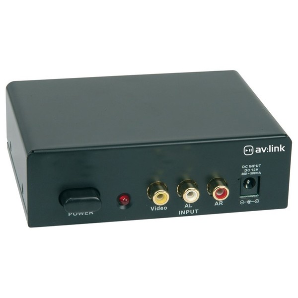 4-Way A/V distribution amplifier front