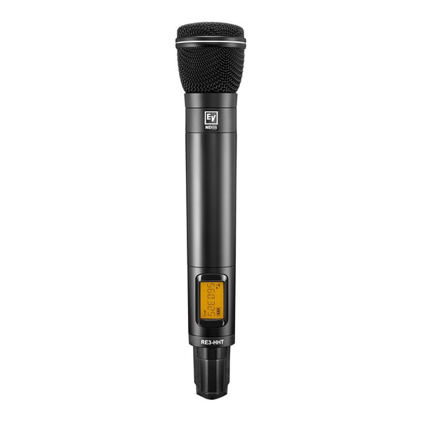 Electro-Voice RE3-HHT96 Handheld Transmitter with ND96 Head, Band 8M, Front