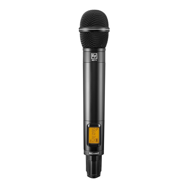 Electro-Voice RE3-HHT76 Handheld Transmitter with ND76 Head, Band 8M, Front