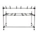 Deluxe Mobile DJ Stand by Gear4music