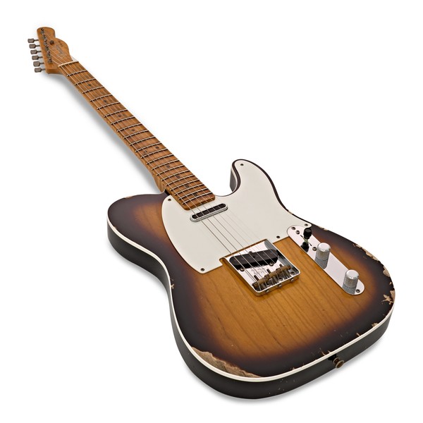 Fender Custom Shop Relic Double Esquire Special, 2-Tone Sunburst angle