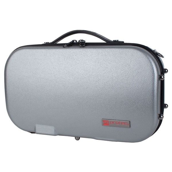 Protec BM307 Micro Zip Clarinet Case, Silver, Front