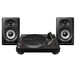 Pioneer PLX-500 Turntable with DM-40BT Monitor Speakers, Black - Full Bundle