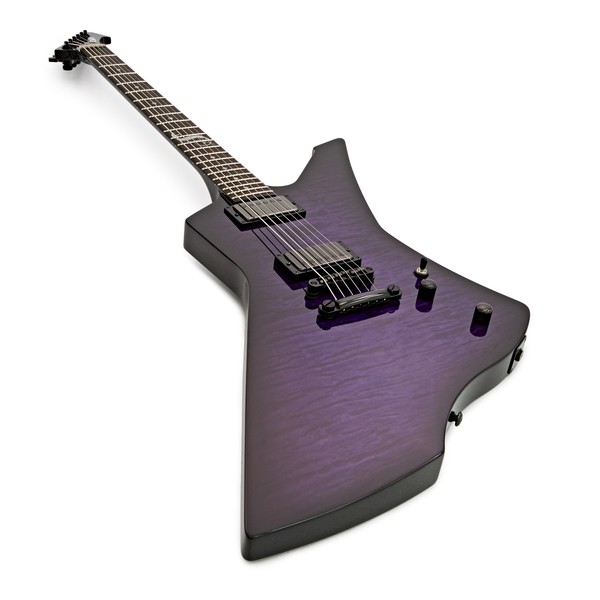 DISC ESP LTD James Hetfield Snakebyte Baritone, Purple Sunburst at