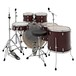 Tama Imperialstar 6pc Shell Pack, Burgundy Walnut Wrap back