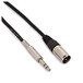 XLR (M) - Balanced 1/4'' Jack Pro Cable, 6m main