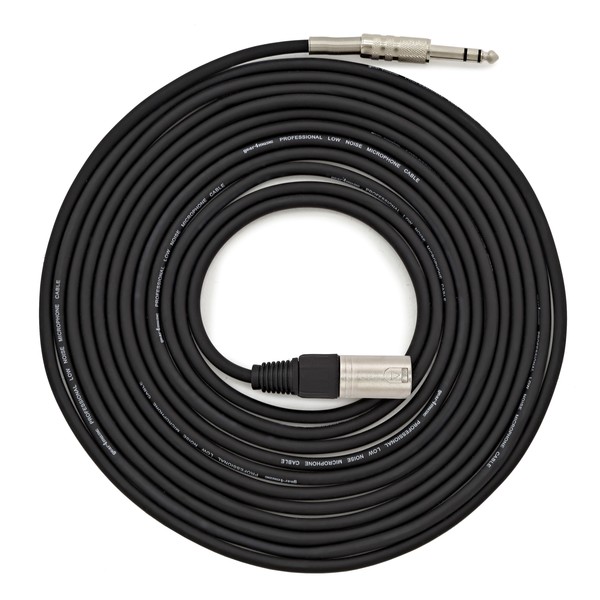 XLR (M) - Balanced 1/4'' Jack Pro Cable, 6m full