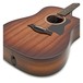 Taylor 220ce DLX Koa Dreadnought Electro Acoustic - Angled Body