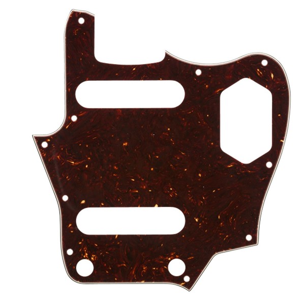 Fender American Pro Jaguar 10-Hole Pickguard, Tortoiseshell - Front